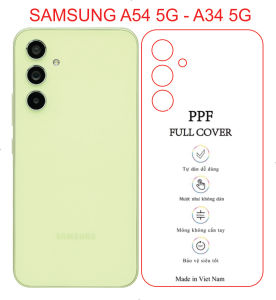 Miếng Dán dẻo PPF mặt lưng SAMSUNG A34 5G - A54 5G Bảo vệ máy chóng trầy xước toàn diện
