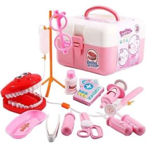 mainan dentist Doctor playset dental clinic mainan dokter gigi anak koper mainan doctor dentist toys