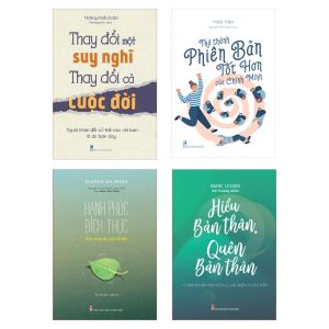 Sách: Combo 4 Cuốn Đời Thay Đổi Khi Chúng Ta Thay Đổi