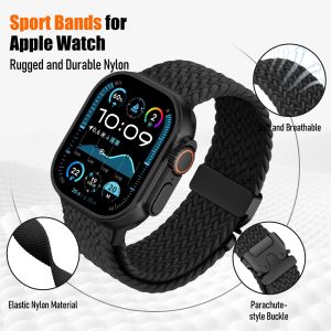 Parachute Strap For Apple Watch Band 44mm 46mm 42mm 45mm 41mm 40mm Braided Bracelet Correa iWatch Series 10 9 8 SE Ultra 2 49mm h260630