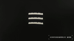 Guitar String Nut 4 Strings Guitar Nut Bone Guitar Bass Slotted Nut Accessory for Electric Guitar Bass Slotted Nut