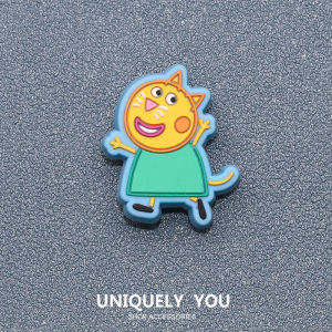 shoes charm cross charms Shoe Buckle Hole Shoes Accessories Cartoon DIY Piglet Peppa Fashion Shoes Accessories