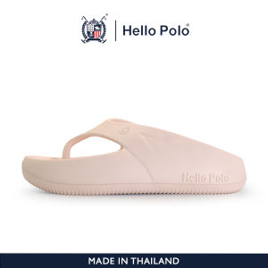 รองเท้าแตะ Hello Polo รองเท้าแตะหูหนีบ ยาง EVA เหมาะทุกฤดู ส้นสูง 4 CM. รุ่น HP8038 เรียบง่าย