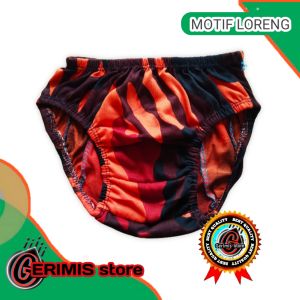 6 PCS SEMPAK ANAK LAKI MOTIF LORENG/SEMPAK ANAK LAKI MOTIF LORENG/DALAMAN ANAK MURAH