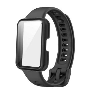 Sports Silicone Strap + Glass Case For Huawei Band 11 11Pro Original Bracelet Wristband