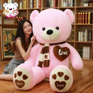 [READY STOCK]Birthday Gift doll 80cm-160cm big Teddy Bear / Teddy Bear Besar For girlfriends gift /stuffed toy