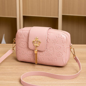 DROPASSIST 2124 READY STOCK Diamond Embroidered Crossbody Vertical Mobile Phone Bag Casual Foreign Trade Bag Gift Small Bag