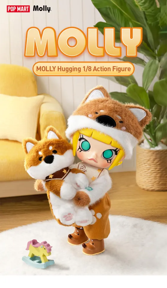 POP MART MOLLY Hugging 1/8 Action Figure BJD Birthday Gift Kid Toy