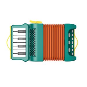 XYAX Kích thước nhỏ Đồ chơi đàn accordion cho trẻ em Bài tập cầm nắm Khai sáng âm nhạc Nhạc cụ Accordion cho trẻ em Quà tặng cho trẻ mới biết đi Tương tác Đồ chơi phát ra âm thanh cho trẻ em Chơi trong nhà