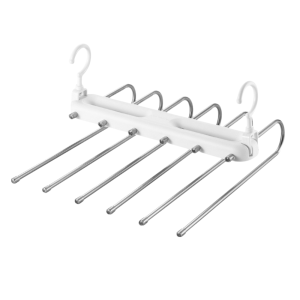 LIFE SHOPS Rotatable Folding Pants Hangers Durable Multi Layer Clothes Rack Organizer Compact Convenient Clothes Drying Rack Home Use