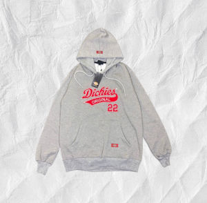 RSF Sweater Hoodie Dickies Abu Logo Texs Full Bordir Premium Bahan Fleece Tebal / Sweater Diekies Distro Pria Wanita / Sweater Pria Terbaru Full Label Murah