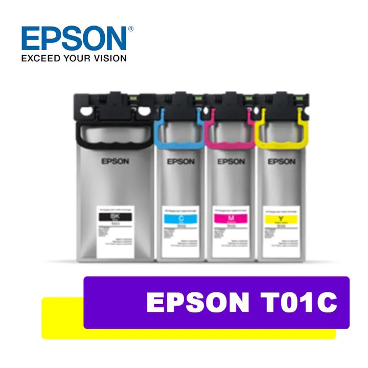 Epson T01C Original Ink Pack for Workforce Pro WF-C529R and WF-C579R ...