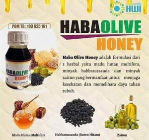 BBM-HERBAL HABAOLIVE Bisa untuk Batuk menahun Maag akut Asam lambung