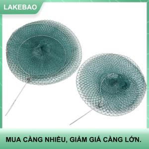 【LAKEBAO】 Lưới đánh cá 3 4 5 6 lớp lồng gấp lưới nylon nhanh khô lồng câu cá lồng tôm thép mềm Lồng cá bẫy cá