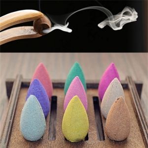 10Pcs Backflow Incense Cone Burner Scents Cones Agarwood Wormwood Sandalwood Incense Holder 倒流香粒 檀香 艾草 沉香 水沉