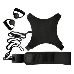 NEENCA Volleyball Training Equipment Aid Elastic Self-Training Volleyball Resistance Band with Adjustable Waist Belt & Ball Pouch & Hand Strap for Practicing Serving Spiking Arm Swing Passing