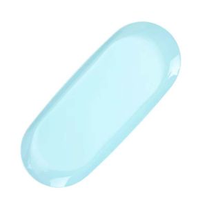 XUNXUAN False Nails Dish Tools Nail Tool Storage Tray Stainless Steel Ellipse Square Shape Cosmetic Container Convenient Love Heart Shape Nail Rhinestones Storage Tool