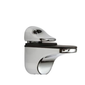 RERAT Shelf Support Bracket Adjustable Shelf Clip Glass Plate Carrier Clapboard Laminated Bracket Shelf Holder F Clip Glass Shelves Glass Clamp Glass  Clip