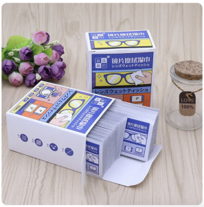 100pcs Disposable Lens Cleaning Wipes Microfiber Cloth for Glasses Safe Streak Free eyeglasses cleaner