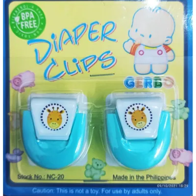 Gerbo Diaper Clips/BPA FREE/Newborn Lampin Clamp
