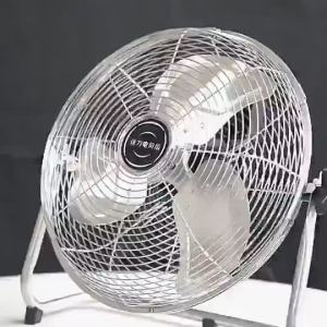 StockIndustrial Ground Fan Electric Floor Fan Aluminum Blades Strong Wind Powerful Desk Fan