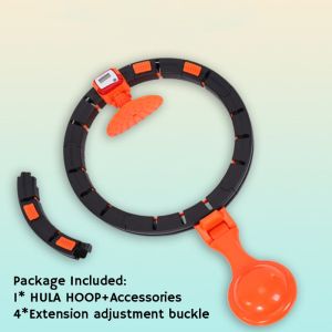 Smart Counting Digital Hula Hoop Adjustable Fat Burning Lose Weight Slimming Massage Abdomen Waist Workout Exercise
