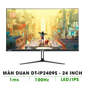 Màn Hình Cong Gaming DUAN 24 Inch | FHD | 100Hz | HDMI + VGA | BH 24 Tháng