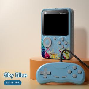 Game Boy Game Bot Gameboy Console Portable Game Player Built-in Clasic 500 Games Connect to TV or Gamepad 1000mAh 1 Player or 2 Player/ Gamepad 2 Pemain Dapat Stick G5 Hadiah Sempurna Terbaik/ Gameboy Retro Terbaik Dapat Stick Bisa Untuk 2 Orang