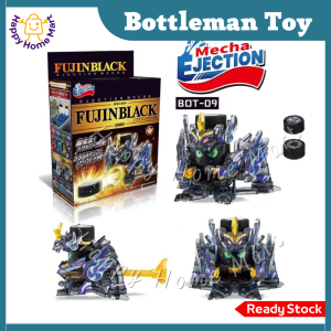 B-Daman TD Toy Bottleman Fujin Black BOT-09 Battle Game / Robot Shoot Bottle Cap / Mainan Penutup Botol Minuman