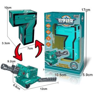 Bộ xếp hình lắp ghép con số 0123456789 thành rôbot cỡ lớn