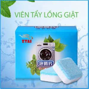 HỘP 12 VIÊN TẨY LỒNG GIẶT CAO CẤP - COMBO 12 VIÊN SỦI LÀM SẠCH VÀ KHỬ MÙI MÁY GIẶT CỰC TỐT