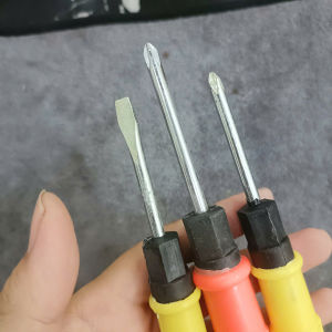 Bộ tua vít đa năng 2 đầu rẻ Ø4x150 - Đầu dài 4cm tay cầm nhựa cách điện