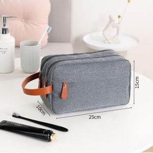 Mens Travel Wash Bag / Tempat penyimpanan alat mandi / Tas Toiletry Pria