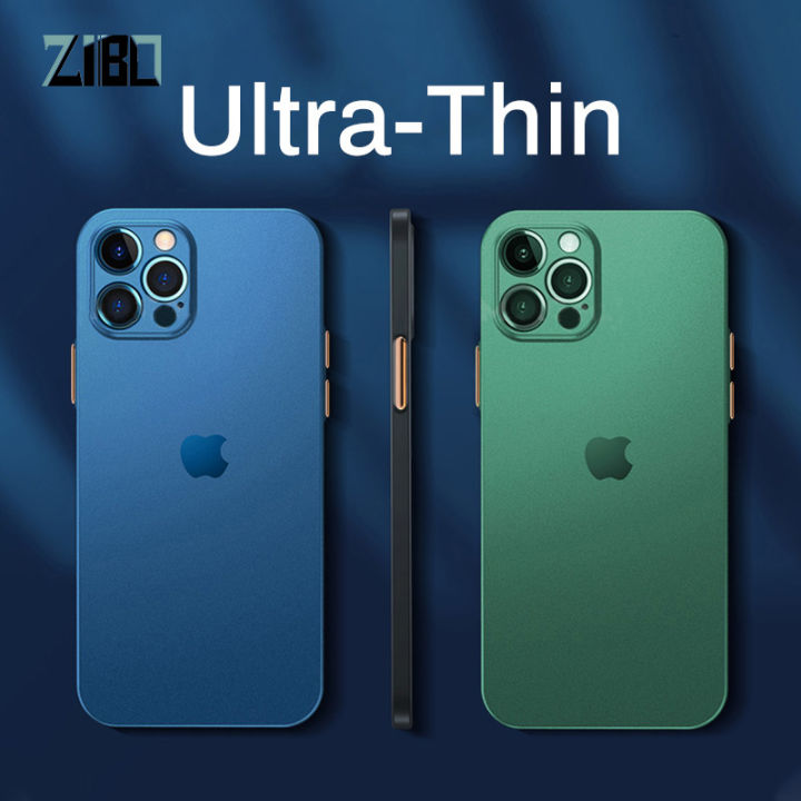 Luxury ultra-thin TPU Phone Case For iPhone 12 Pro Max 11 Pro XS Max XR X  Plus SE 2020 12 mini Shockproof Soft Silicone Matte Back Cover