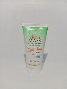 Viva White Clean Mask 2in1 Refreshner 50g BPOM