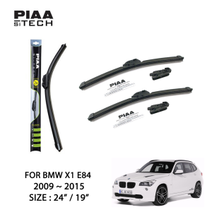 BMW X1 E84 PIAA Si-Tech Silicone Wiper (24" / 19")