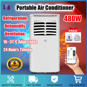 【5 Years Warranty】JHS Portable Air Conditioner 480W 75dB Cooling Fan All-In-One Home Small Mobile Air Conditioner Air Cooler Window Air Conditioner