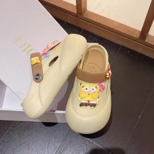 [Free Shipping] Stylish And Attractive DIY Clogs For Women Perfect For Summer Cute And Fashionable Suitable For Both Indoor And Outdoor Wear With A Non-Slip Thick Sole And Comfortable For The Beach