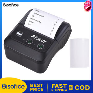 Aibecy Portable Wireless BT 58mm 2 Inch Thermal Receipt Printer Mini USB Bill POS Mobile Printer Support ESC/POS Print Command Compatible with Android/iOS/Windows for Small Business Restaurant Retail Store