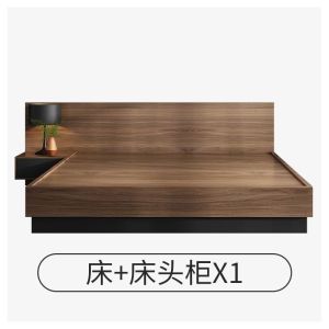 [Cozy ]【Customized】  Nordic Tatami Bed Frame Wooden Bed Frame Solid Wood Bed Frame With Storage Bed Frame With Mattress