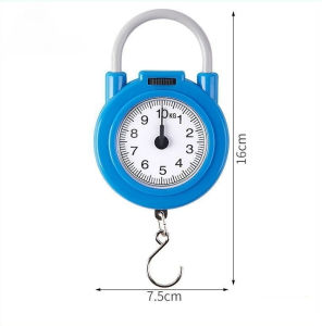 10kg Portable Scale Spring Hanging Scale Hook Multifunctional Pocket Weighing Scale Fish Luggages Kitchen Scale