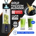 (Krafter) Gold Vacuum Blender /Portable blender / Juicer / Blender for smoothie/ Fruit Juice / Baby Food /Baby Puree Mixer / mother day gift /  ★ 24h~48h dispatch. 