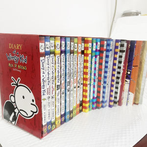 24Pcs/set Diary of A Wimpy Kids Comic Book Set Little Kid Diary Learning English Picture Book Novel