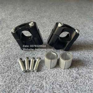 Gù Nâng Ghi Đông 22mm Xe Motor Xe Máy Màu Đen