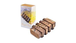 KAILIMENG Puzzle Secret Magic with 2 Hidden Compartments Drawers Coin Money Gift - Brain Teaser Trick 3D Wooden Puzzle for Adults and Kids