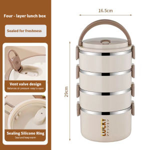 LVYIMAO ⚡จัดส่ง 2-3 วัน🚚ปิ่นโตสแตนเลส ปื่นโตอาหาร กล่องข้าว พกพา แบบ 2ชั้น 3ชั้น 4ชั้น ปิ่นโตใส่อาหาร เก็บอุณภูมิจัดส่งจากประเทศไทย🚚