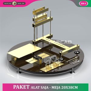 Alat Sablon Bulat Kotak Datar Plus Tinta & Kostum Afdruk Screen