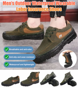 Mens waterproof labor protection shoes