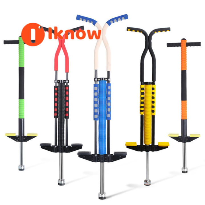 I know Quality Foam Master Pogo Stick for Kids Young adult Comfortable & Safe Rubber Hand Grips