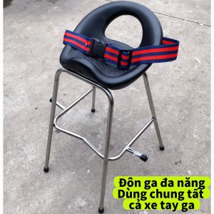 Ghế ngồi xe máy không tựa lưng an toàn cho bé  GHẾ ĐÔN GA YÊN NHỰA